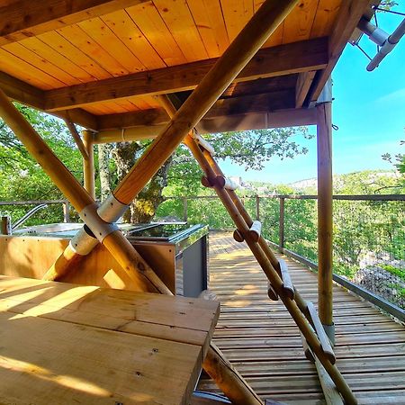 Cabanes Lodges Le Serviere Balazuc Dış mekan fotoğraf