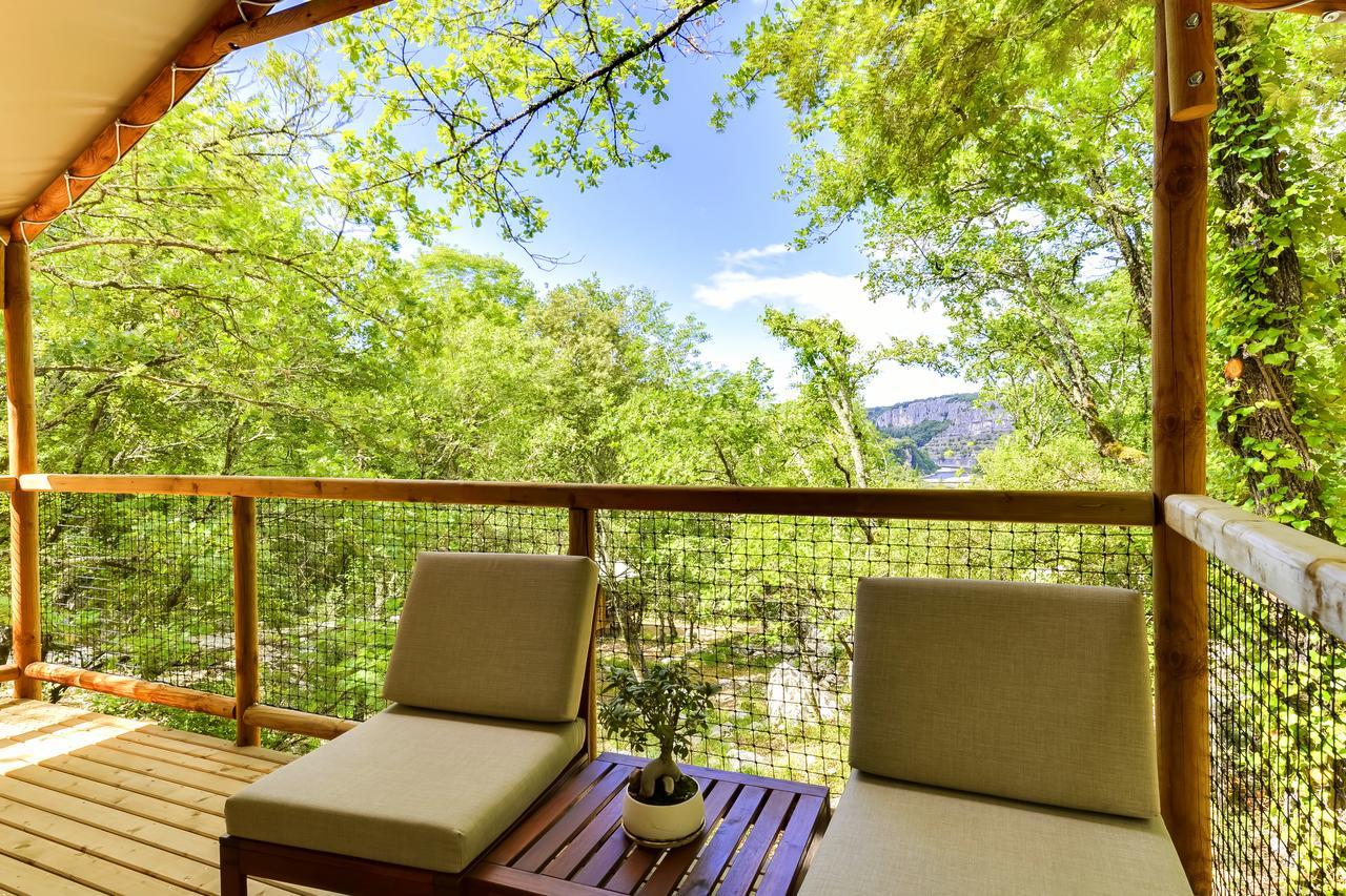 Cabanes Lodges Le Serviere Balazuc Dış mekan fotoğraf